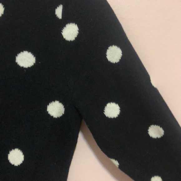 Poke-a-dot black and white cardigan - Picture 2 of 3